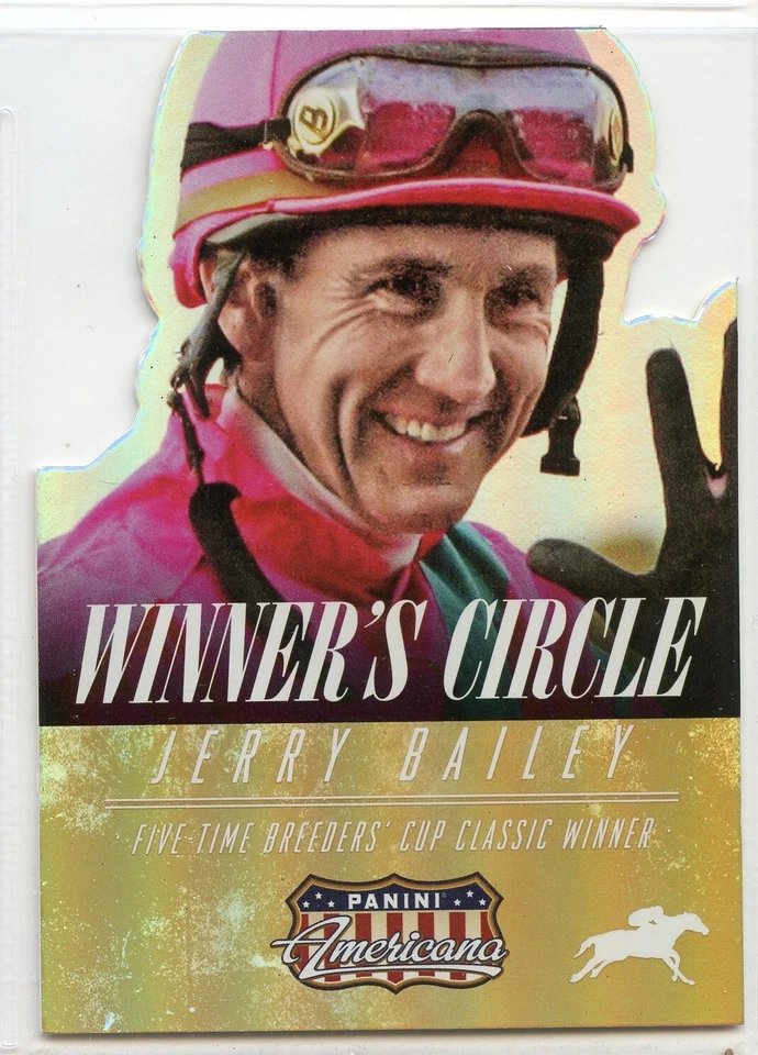 2015 Panini Americana Gold Winner's Circle - #6 - Jerry Bailey - Jockey - Image 1 of 1
