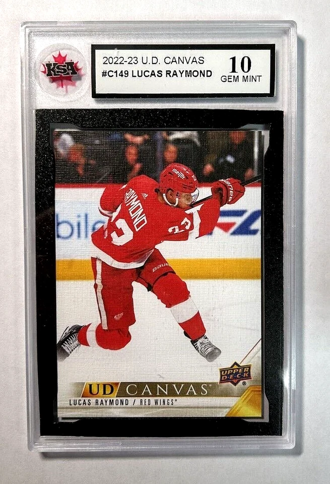 2022-23 Upper Deck UD Canvas #C149 Lucas Raymond | KSA GEM MINT 10 - Image 1 of 3