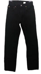Levi's 505 Jeans Men’s Black 27x34 Regular Fit Straight Leg 100% Cotton Denim - Picture 1 of 9