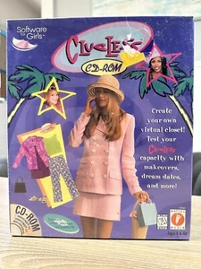 VTG 1997 Clueless Movie PC/MAC CD-ROM Software For Girls Mattel Factory Sealed - Picture 1 of 8