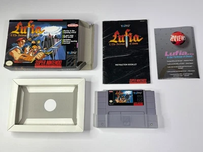 Lufia & the Fortress of Doom (Super Nintendo SNES, 1993) Tested, box + manual - Image 1 of 4