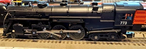 LIONEL #6-38015 773 HUDSON STEAM LOCO NO TENDER LN IN OB - Picture 1 of 10