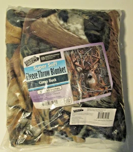 Wohndecke Dawhud Direct Camo Bock Hirsch 50x60 Fleece - Bild 1 von 3