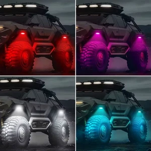 4Pcs Car Chassis Light for Trucks LED Rock Light with For Pickup Off Road - Bild 1 von 13