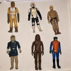 Vintage Star Wars Figures 80s Bossk, Ponda,Han Solo, Chewbacca Lot Of 6 - Picture 1 of 11