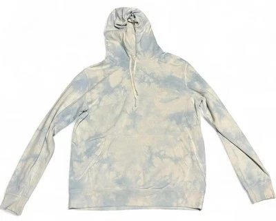 Billabong Tie Dye White And Blue Hoodie Size XL - Image 1 of 4