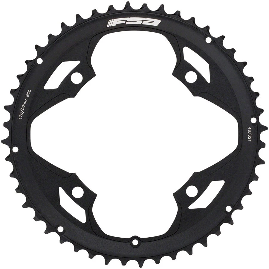 FSA Pro Road Chainring 11-speed 4-bolt 120 BCD 48t Black