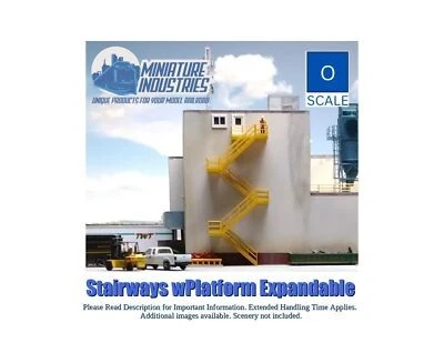 O Scale Stairways Expandable Kit Set of 2 1:48 - Image 1 of 4