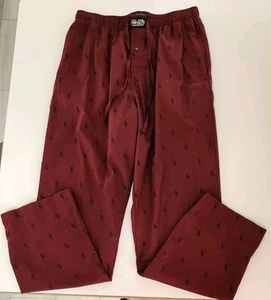 Gr. M Polo Ralph Lauren Lounge/PJ Hose Pony Logo All Over Print AOP Taschen - Bild 1 von 10