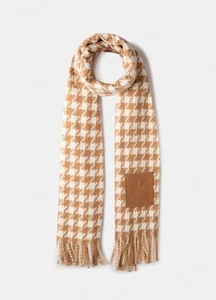 LIU JO STOLA MIX PATTERN - PIEDPOULE CAMMELLO - 2F5041T0300-M9763 - Foto 1 di 1