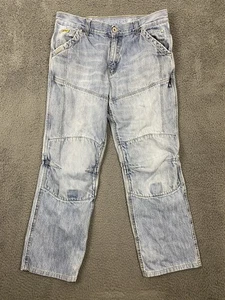 Pantalones de mezclilla reforzados Bilt Iron Workers sin almohadillas para hombre 34x29 doble rodilla trabajo - Imagen 1 de 8