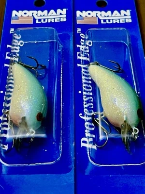 2 Bill Norman Professional Edge Baby N GBN Crankbait Lures TROPICAL SHAD - USA - Image 1 of 4