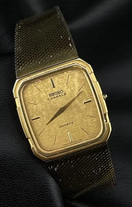 Vintage Seiko Lassale Gold Filled Men’s Slim Square Classic Watch Orologio - Picture 1 of 16