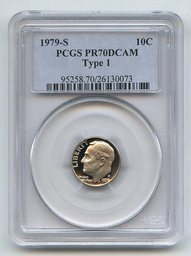 1979 S 10C Roosevelt Dime Proof PCGS PR70DCAM - Image 1 of 1