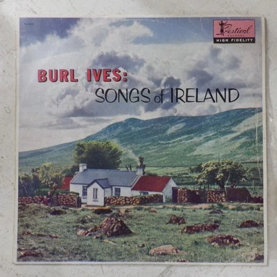 Burl Ives songs of Ireland 33 rpm LP record album VG+ VG Aus festival record - Image 1 of 4