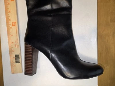 Новый Ann Taylor ботинки Ellen из черной кожи сапоги размер 8,5 - Изображение 1 из 4