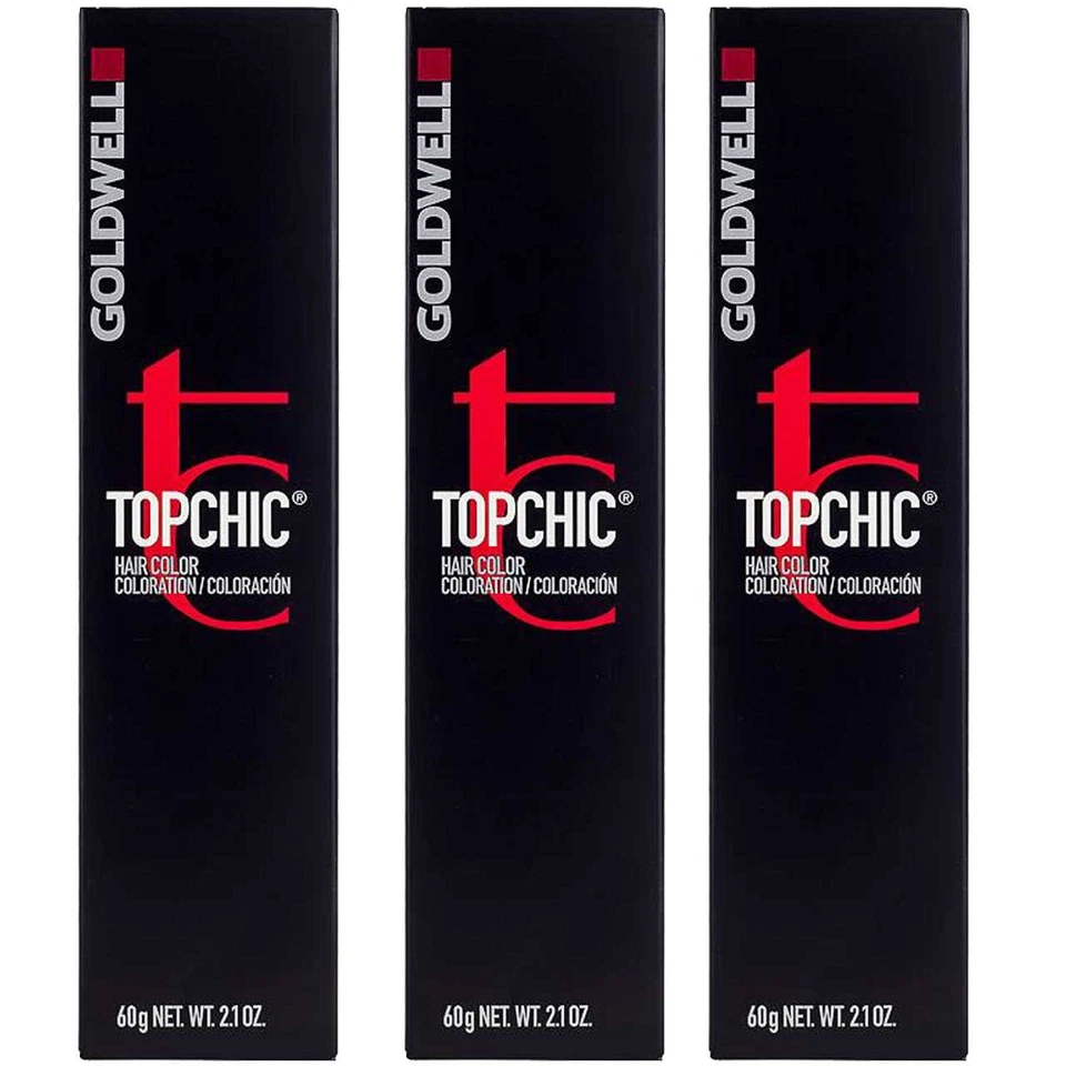Goldwell Topchic Colore Per Capelli Permanente, (Confezione Da 3) 60ml - Immagine 1 di 1
