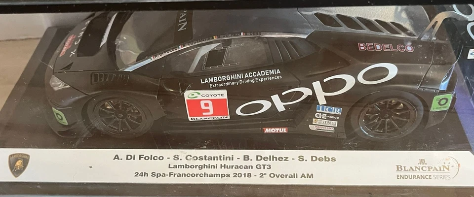 Minicar 1/18 Lamborghini Huracan GT3 EVO2 IMSA Daytona 24 Ore RARA - Immagine 1 di 1