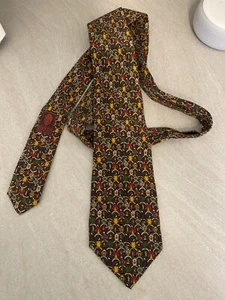 Cravatta Gucci Seta Made in Italy  Tie Vintage Gucci - Imagen 1 de 6