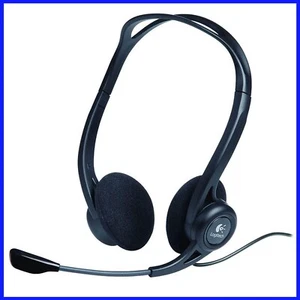 Logitech PC Headset 860 - 3.5mm Jack Adjustable Stereo Headset with Mic Controls - Picture 1 of 24