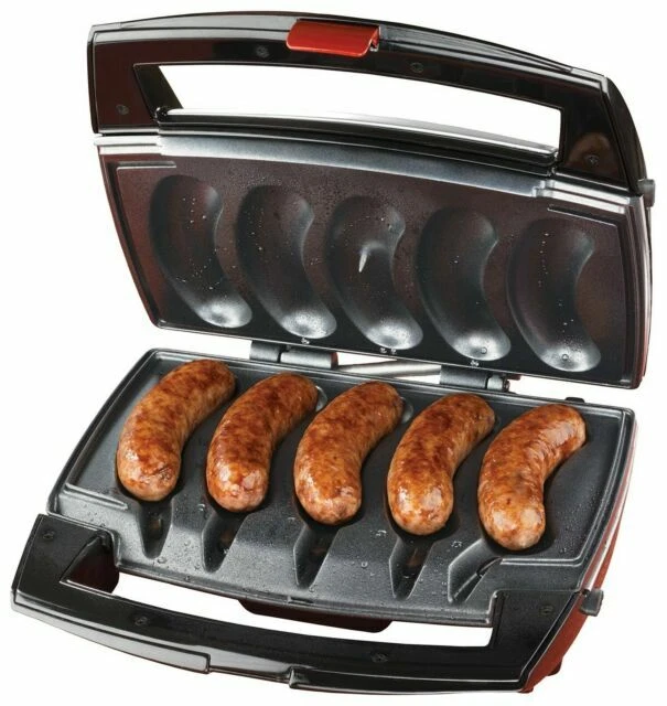 Johnsonville BTG0498 Sizzling Sausage Indoor Electric Grill - Black