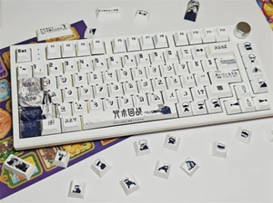 Anime Jujutsu Kaisen Satoru Gojo Keycaps PBT Full Set For Cherry MX keyboard - Picture 1 of 1