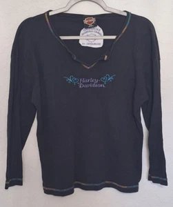 Harley Davidson Damen Langarm 2XL R.K. Stratman Top Richmond, VA Made USA - Bild 1 von 9