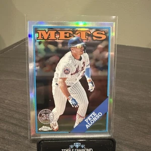Pete Alonso 2023 Topps rifrattore cromato aggiornamento 35° anniversario - Foto 1 di 2