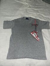 Vintage Original Nike Michael Jordan Air Jordan Hanging Shoes Shirt.  Boys Large