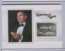 2017 James Bond Archives Final Edition Relic card MR8 Opera Program /160