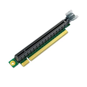 PCIe 90 Degree 180 Flat Insertion PCI-e Express 16X Extender Riser Adapter Card - Picture 1 of 6