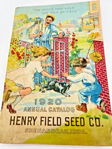 1920 Henry Field Seed Catalog Shenandoah IOWA Fabulous Grapics - Picture 1 of 15