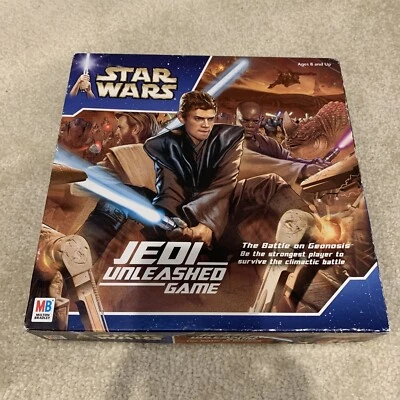 Star Wars Jedi Unleashed Board Game Battle On Geonosis MB 2002 Anakin Obi-Wan - Image 1 of 4