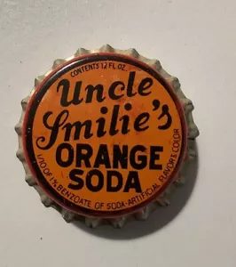 UNCLE SMILIE’S Orange Soda Cork Soda Bottle Cap Duluth, MN 🥤 - Picture 1 of 7