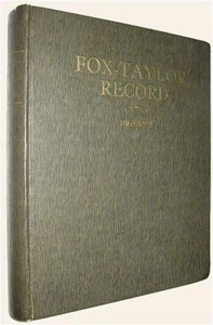 Fox-Taylor Automatic Writing Unabridged 1869-1892 1936 - Imagen 1 de 1