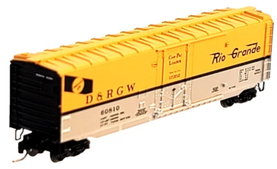 Z MTL 507 00 392 50ft Std Box Car Plug Door Denver & Rio Grande West DRGW #60810 - Image 1 of 4