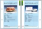 VW LT / VW T4 #35/36 Kleintransporter Datenblatt - Herpa Data Sheet