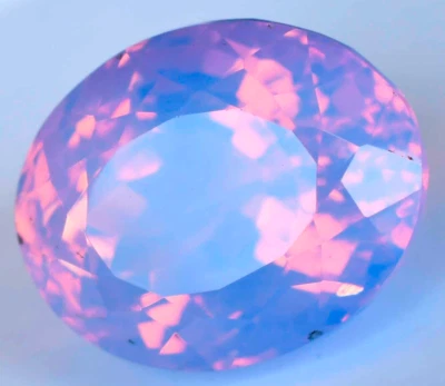AAA+ 82.95 Ct. Large Pink Opal Australian Oval Cut Loose Gemstone Gift for Women - Image 1 of 4