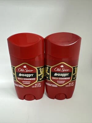 Lot Of 2- Old Spice Swagger Scent CEDARWOOD Invisible Solid Deodorant 2.6Oz - Image 1 of 2