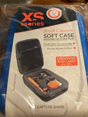 XSORIES Small Capxule Soft Case W/Pre Cut Foam Inlay, Fits All Go Pro Camera Mod - Image 1 of 4