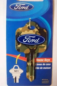 Ford Camo Schlage SC1 house key blank. Rare - Picture 1 of 1