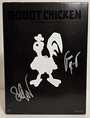 Robot Chicken Season 2 Autographed By Seth Green And Tom Root With COA - Image 1 of 4