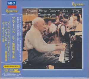 ESOTERIC SACD ESSD-90084 Brahms Piano Concerto No. 2 Wilhelm Backhaus Bohm New - Imagen 1 de 5