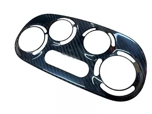 Fiat / Abarth 500 595 695 Manual Heater Control Panel Genuine Carbon Fibre - Picture 1 of 3