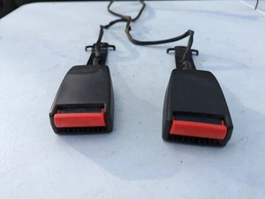 4413852 saab Classic 900 Seat Belt receiver buckles 91 92 93 Pair set - Bild 1 von 6