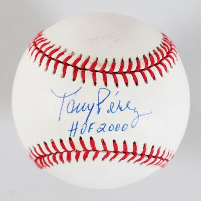 Tony Perez Signed Baseball Reds "HOF 2000" - COA JSA - Image 1 of 4