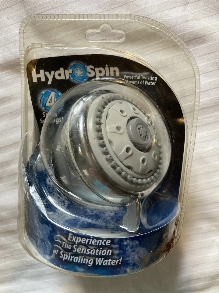 HYDROSPIN SHOWER HEAD - 4 SPRAY SETTINGS - NEW - Imagem 1 de 1