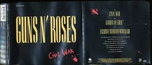 GUNS N'ROSES MAXI CD GERMANY CIVIL WAR - Picture 1 of 1