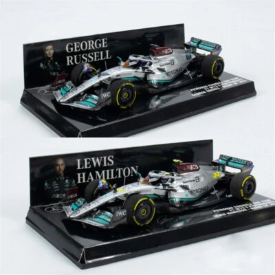 MINICHAMPS 1:43 MB PETRONAS F1 W13 TEAM #44 / #63 Resin Model Car - Image 1 of 4