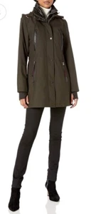 French Connection Mix Media Soft Shell Coat XS - Picture 1 of 2
